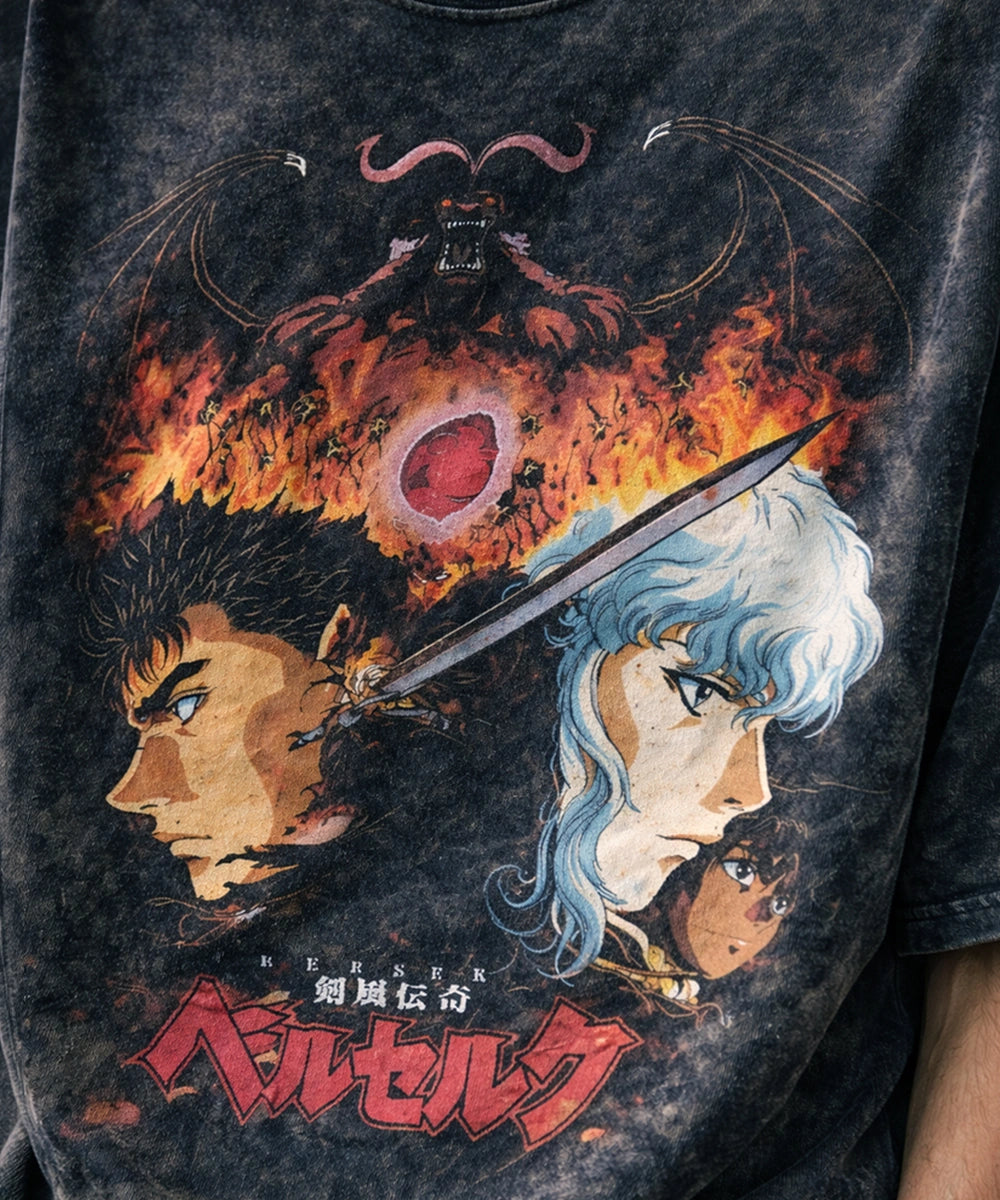 Berserk Acid Wash T-Shirt