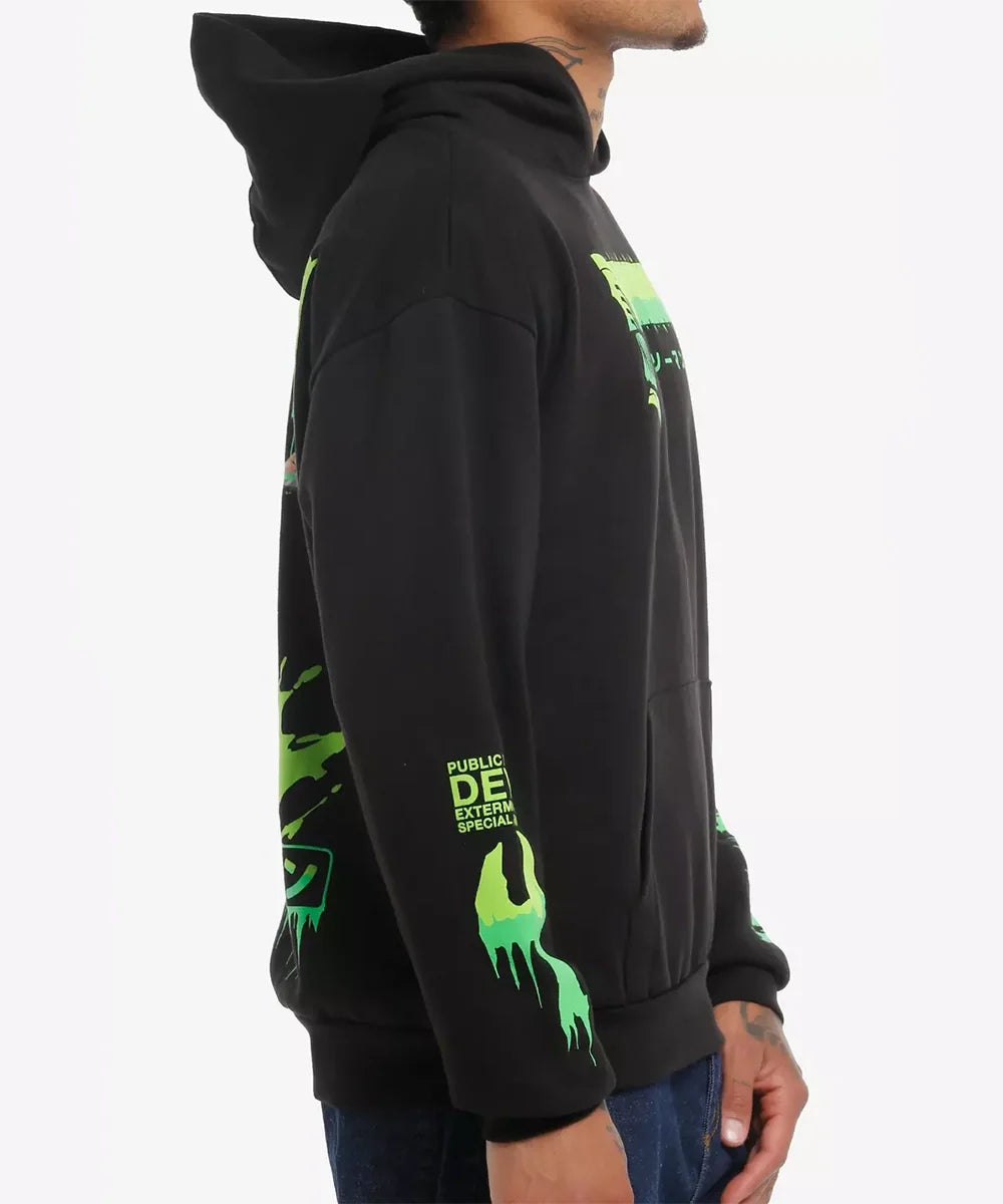Denji Green Two Sides Hoodie