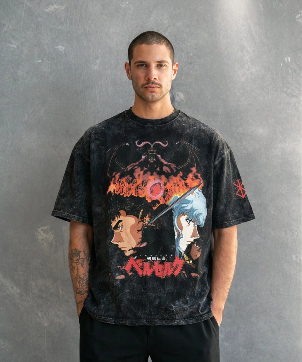 Berserk Acid Wash T-Shirt