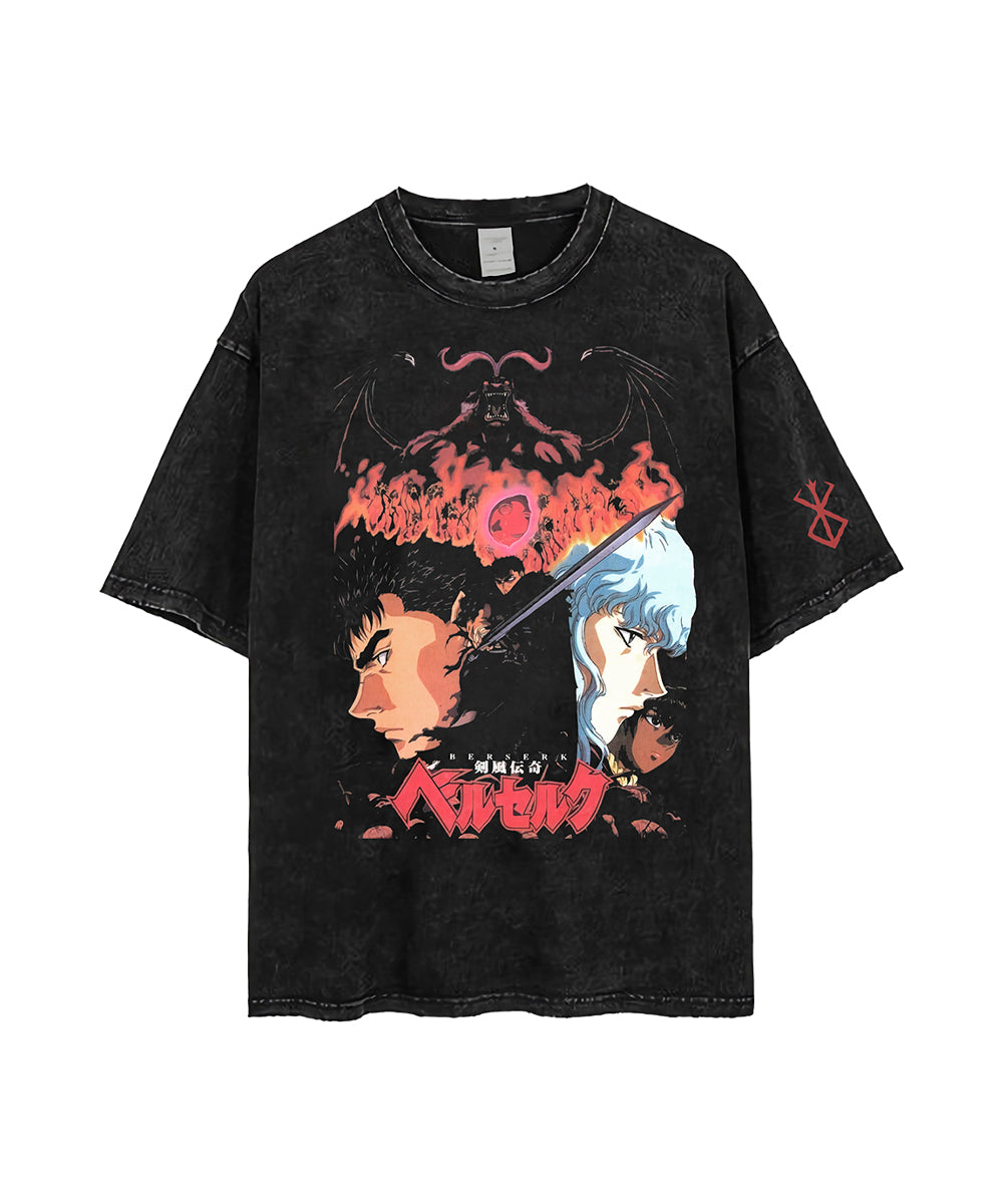 Berserk Acid Wash T-Shirt