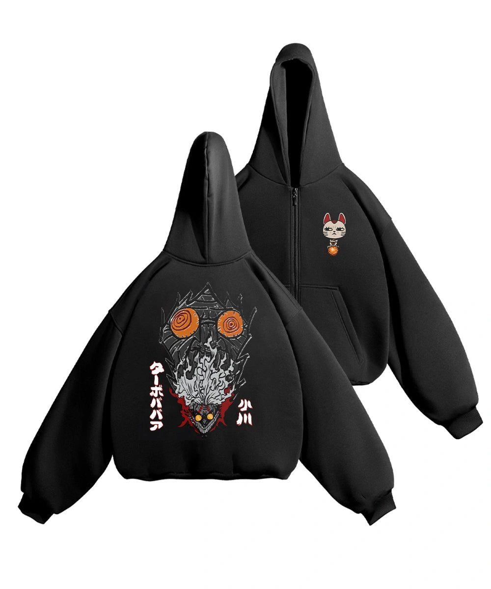 Okarun Balls Zip Hoodie