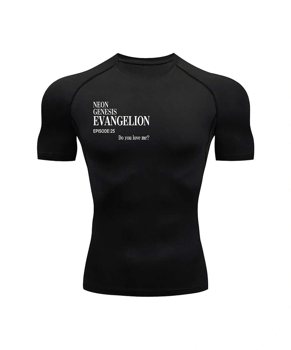 Neon Genesis short sleeve compression