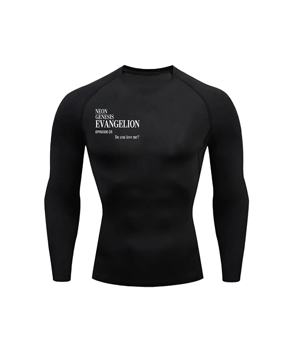Neon genesis long sleeve compression
