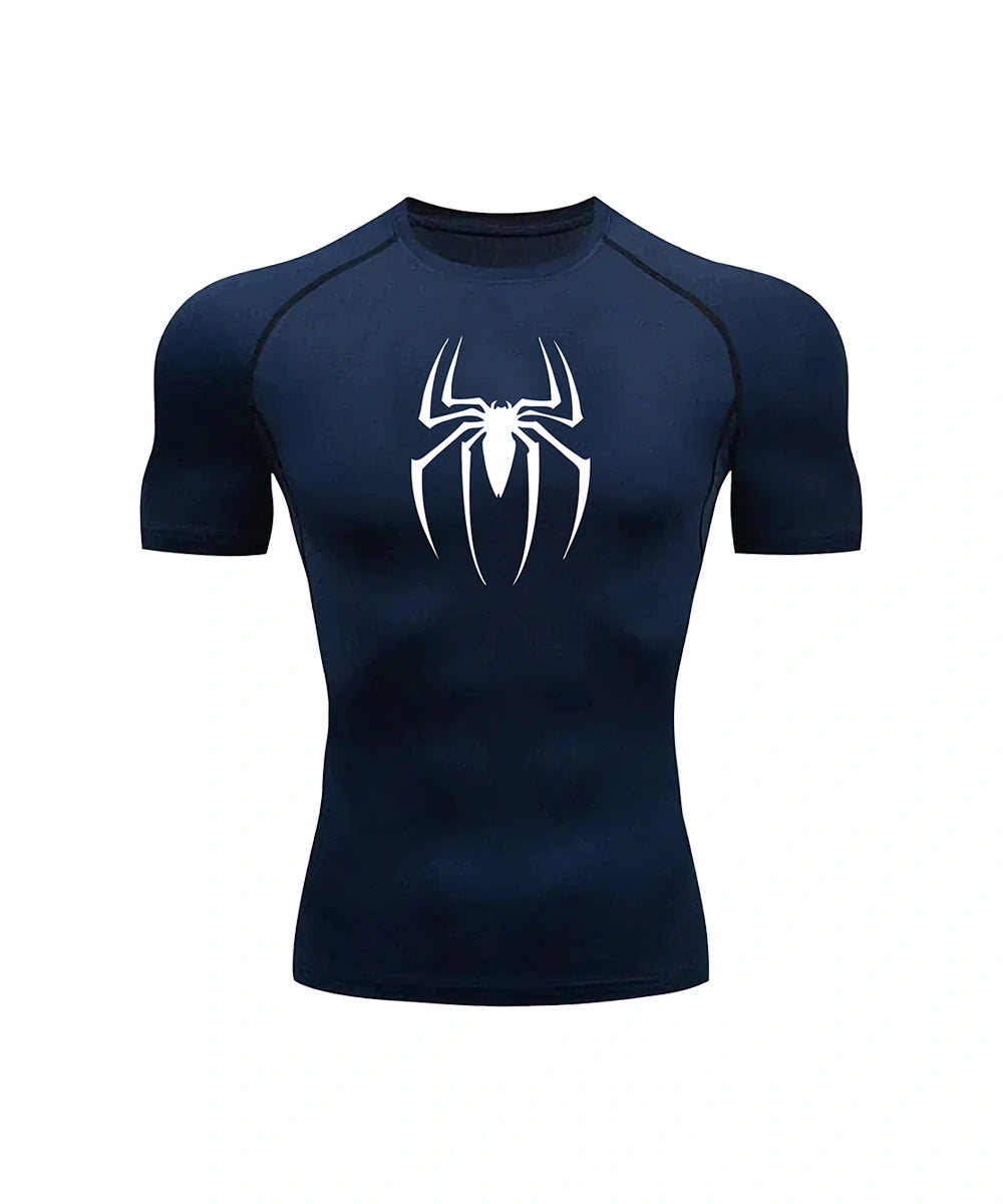 Collection of Spiderman short sleeve compression in a gallery layout