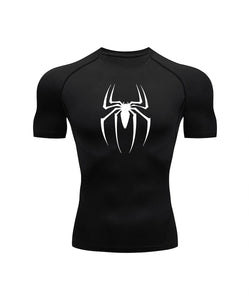 Collection of Spiderman short sleeve compression in a gallery layout