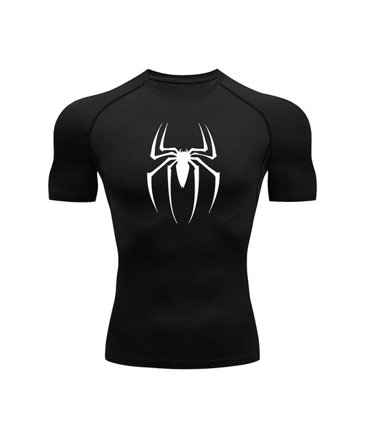 Spiderman short sleeve compression