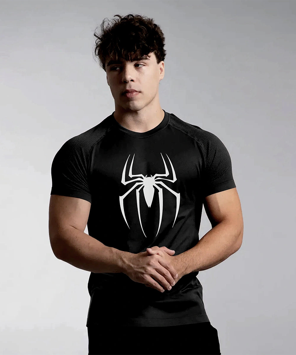 Spiderman short sleeve compression