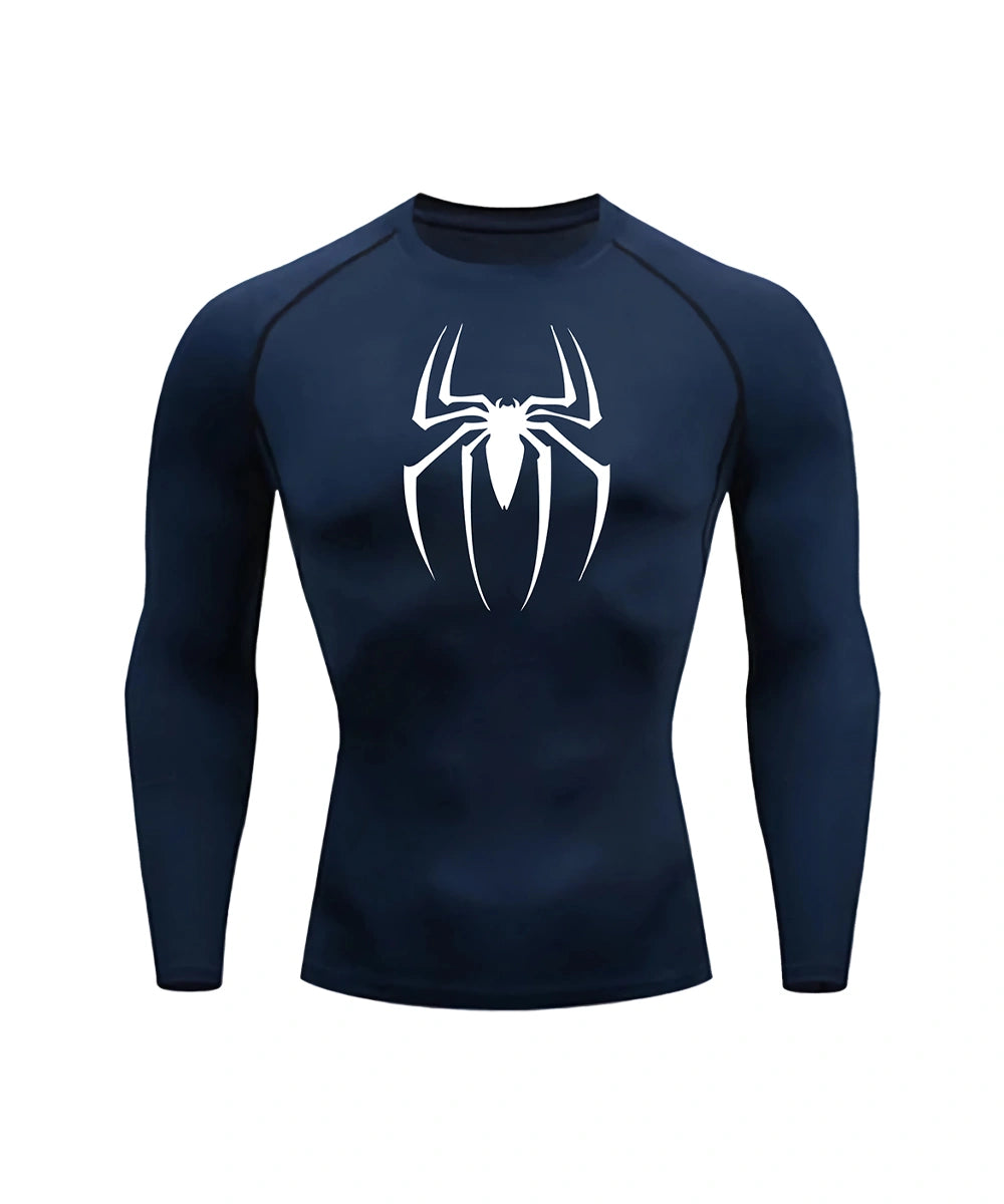 Collection of Spiderman long sleeve compression in a gallery layout