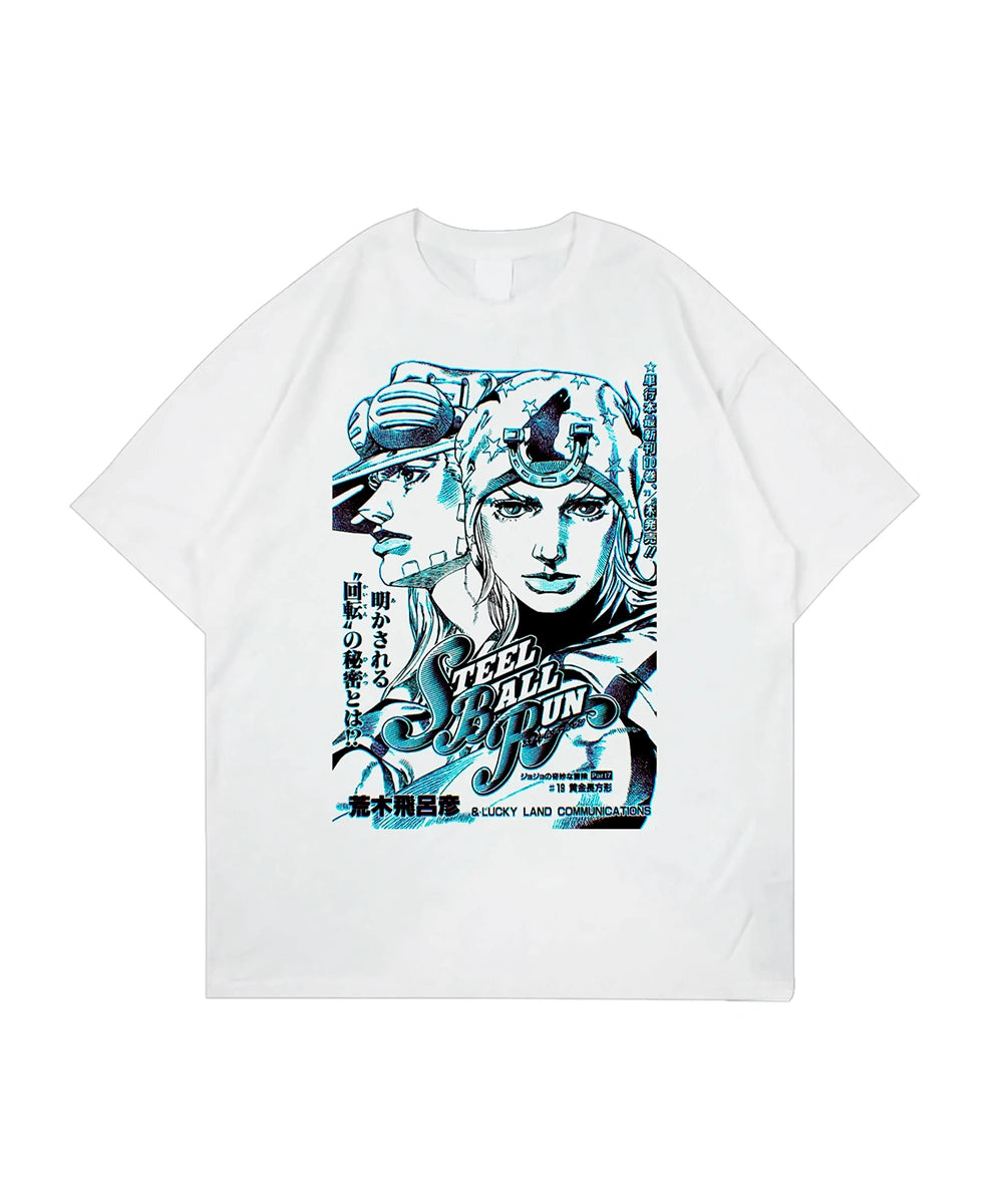 Collection of Steel ball run new T-Shirt in a gallery layout