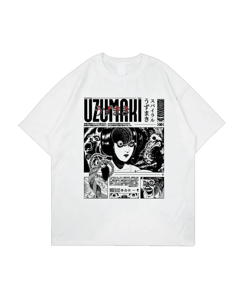 Collection of Uzumaki Horror T-Shirt in a gallery layout