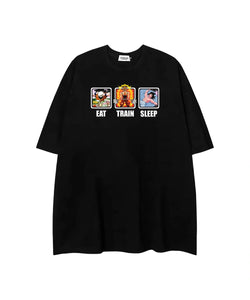 Collection of Eat, train, sleep T-Shirt in a gallery layout