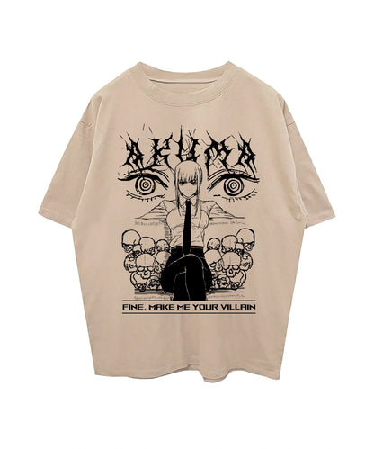 Makima Akuma B&W T-Shirt