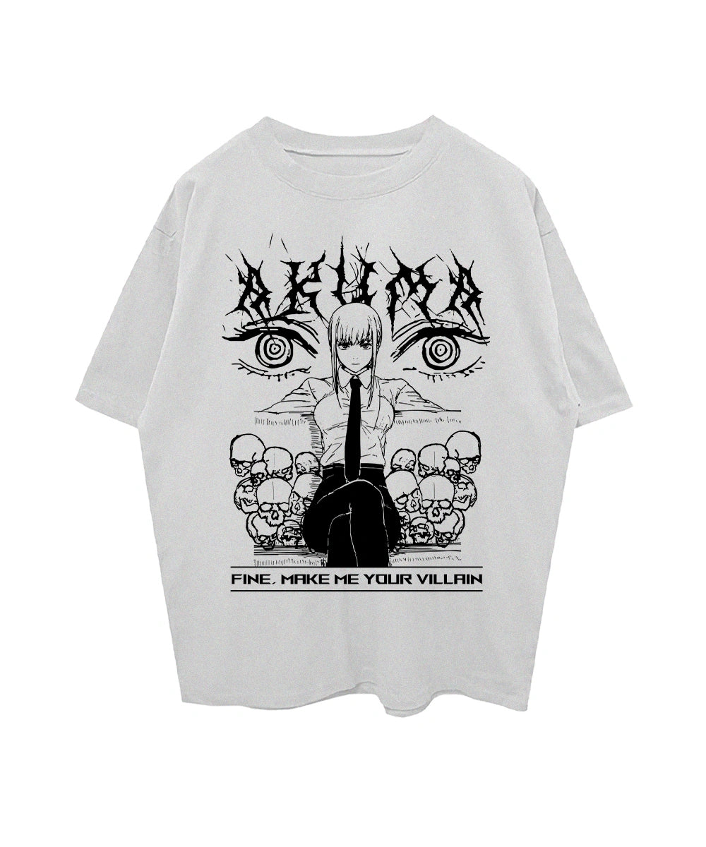 Makima Akuma B&W T-Shirt