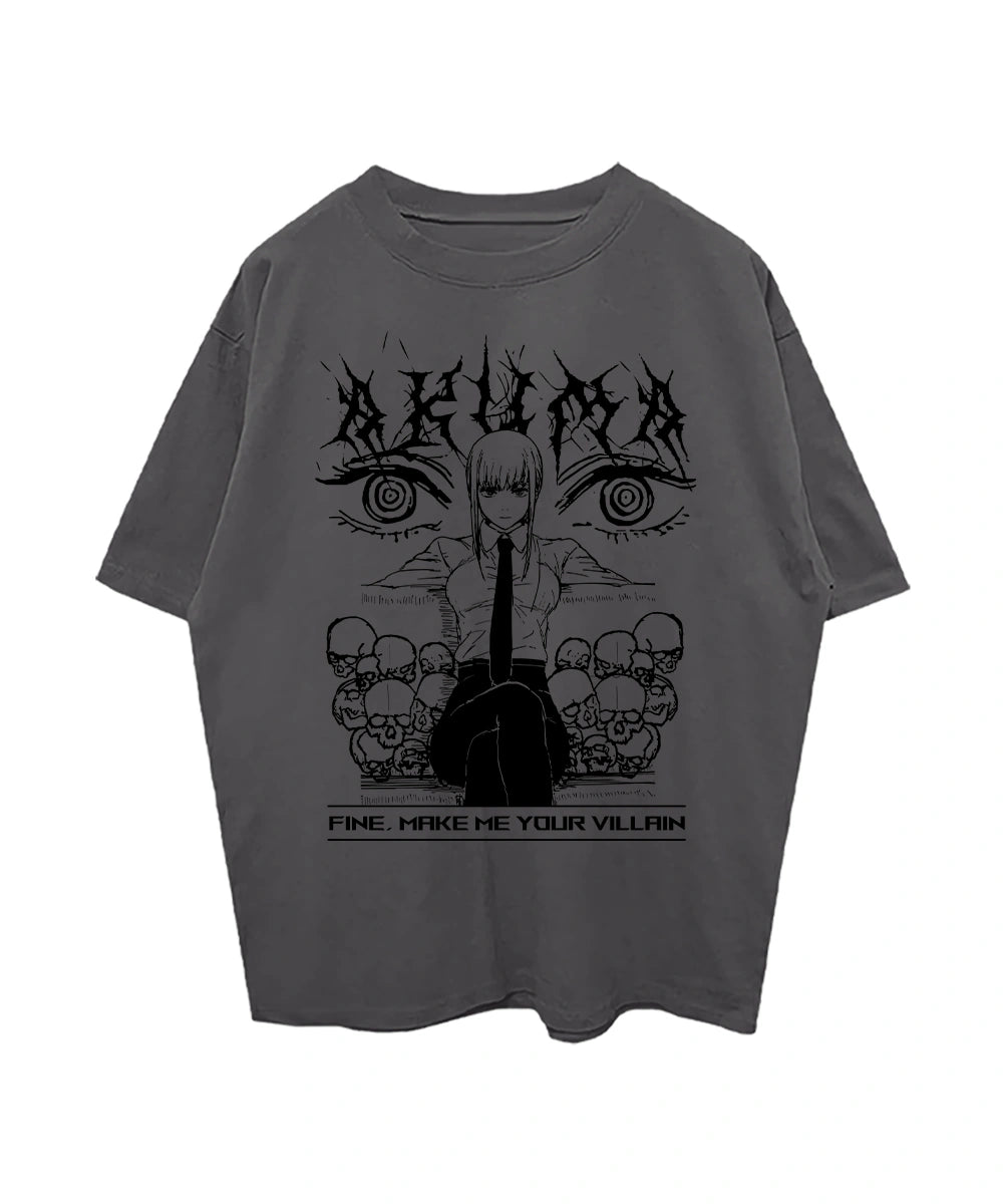 Makima Akuma B&W T-Shirt